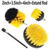 Drill Brush Attachment Set Power Scrubber Wash Cleaning Brushes Tool Kit with Extension for Clean Car Wheel Tire Glass windows Wipers Blades 3