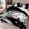 Lady Gaga 3Pcs Bedding Set Duvet Cover With Two Pillowcases For Bedroom Home Decoration