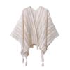 Ombre Spring Summer Hollow Out Ethnic Shawl Ladies Lightweight Travel Scarf Cape
