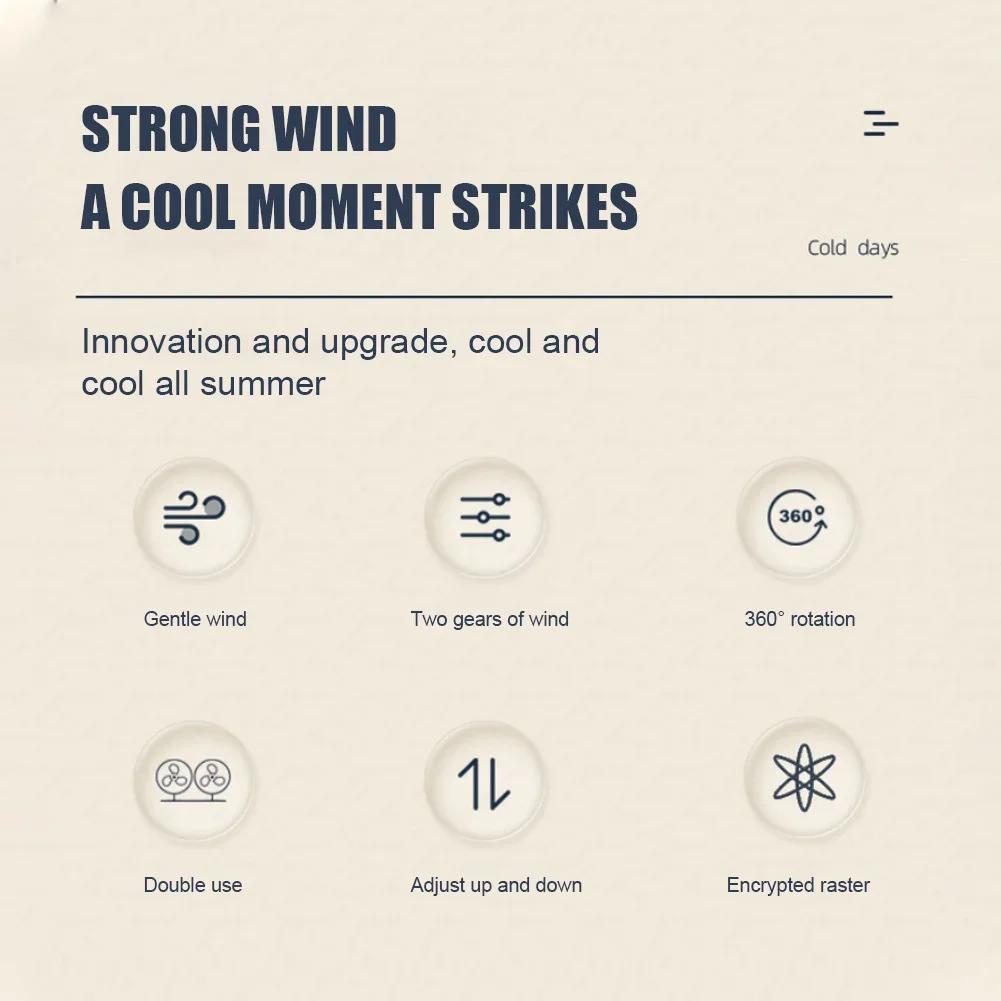 360° Car Folding Fan Single Head Cooling Fan For Car Vehicle Summer Cooling Fan 5V/12V USB/Cigarette Lighter Plug Car Fans