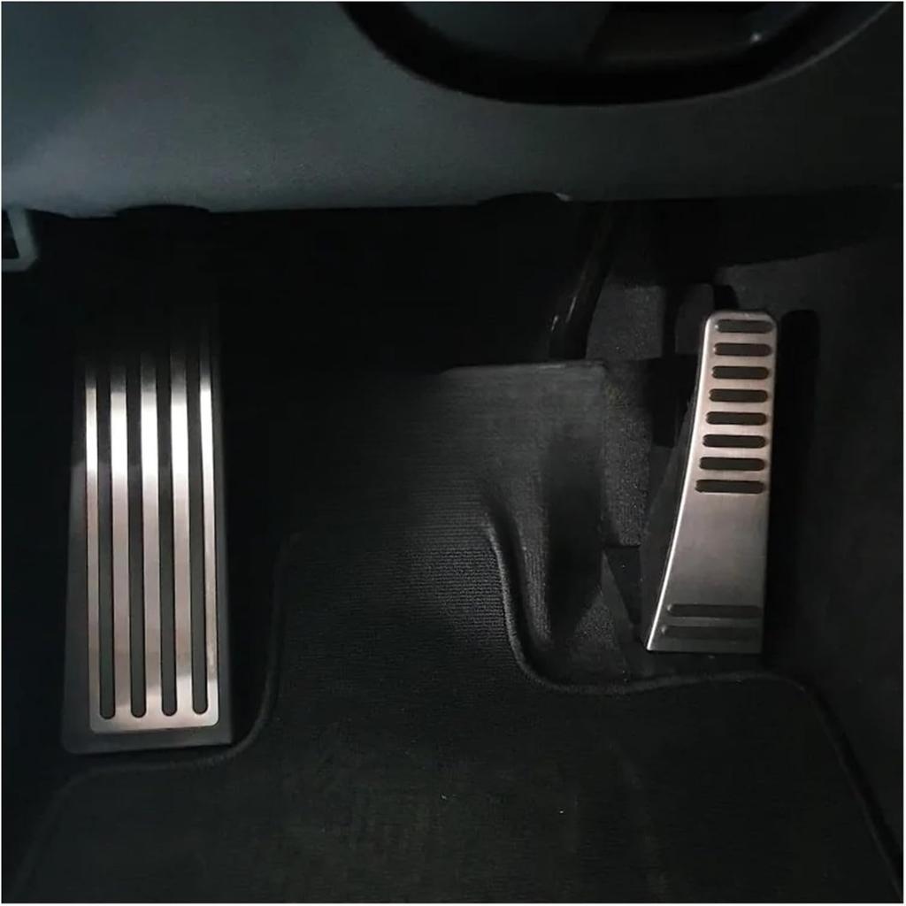 Car Pedal Compatible For Volvo S60 V60 S90 V90 2017-2025 Foot Rest Dead Brake Gas Pedal Pad Cover Set Accessories Non-Slip Stainless Steel