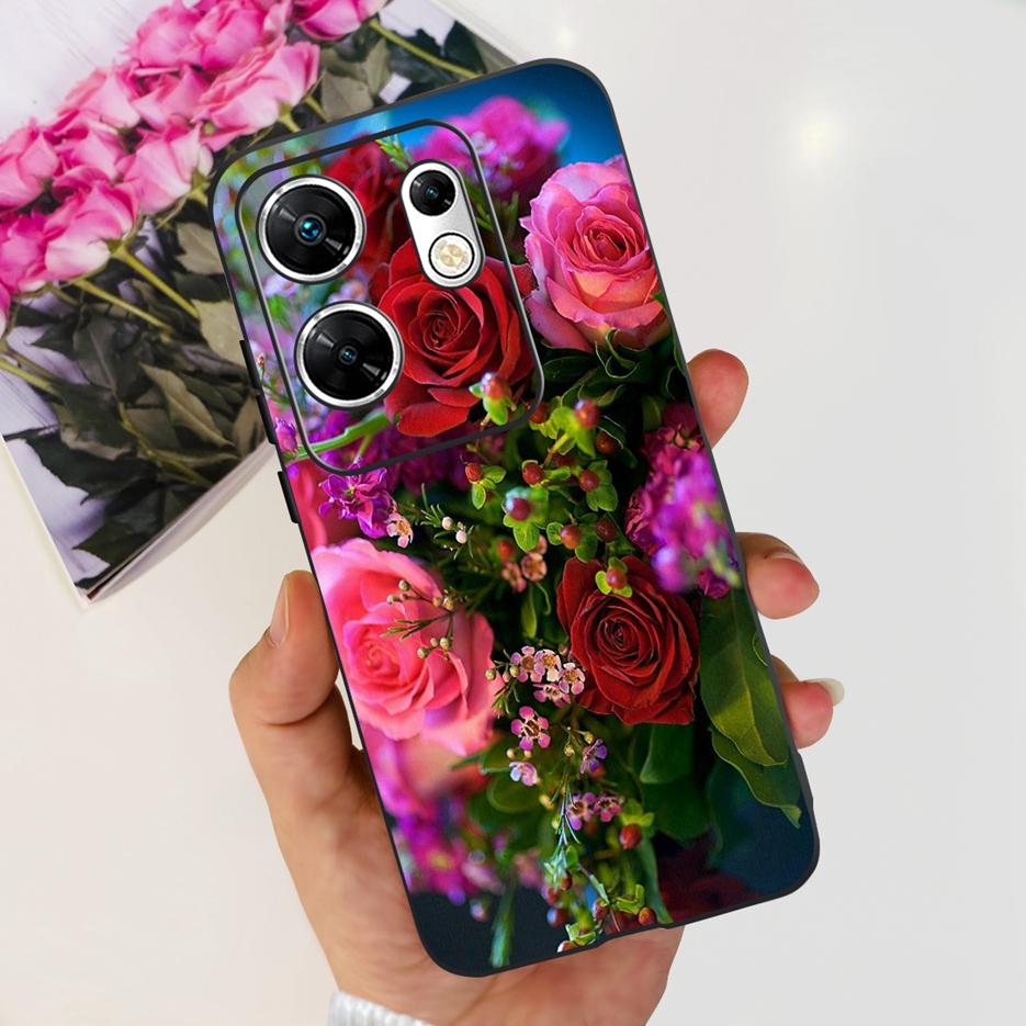 For Infinix Zero 30 4G Case X6731B Cute Cat Butterfly Cover Soft Silicone TPU Phone Case For Infinix Zero 30 5G Zero30 4G Fundas