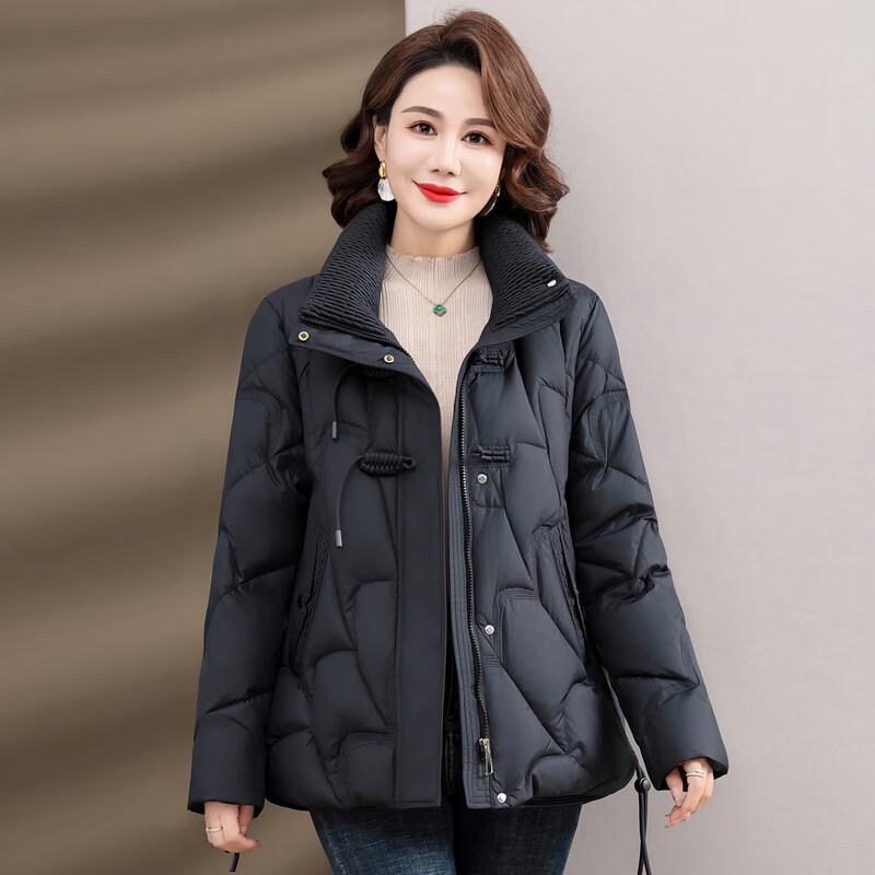 Ronghua Comfort Women's Short Stand Collar Down Jacket
