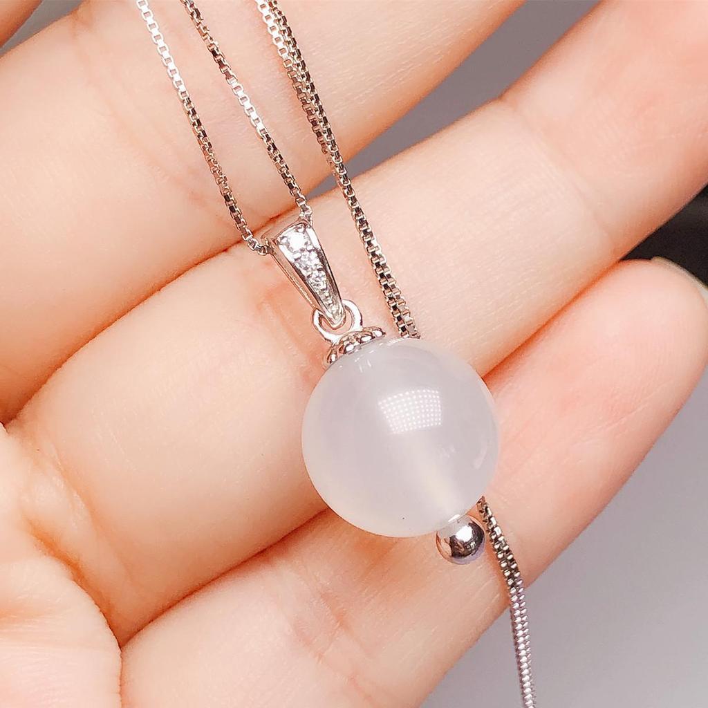 Sterling Silver Pearl & Amber Beads Holder with Free Shipping