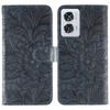 For Motorola Edge 50 Fusion 5G Case Lace Flowers PU Leather Flip Wallet Phone Cover