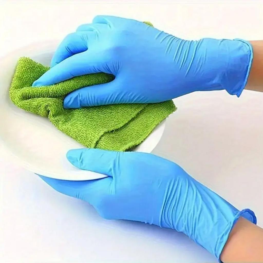 Multi Colored, Disposable Nitrile Gloves, Essential for Kitchen, Pet Care, Hair Dyeing, Nail Art, and Food Preparation