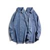 Men’s Retro Casual Denim Shirt Jacket - Long-Sleeve, Loose Fit, Versatile for Spring & Autumn
