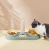 Pet Feeder Drinking Fountain Feeding 500ml Wer Bottle Container Non Slip Detachable C Bowls