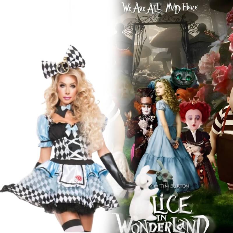 Wonderland Alice In Cosplay Costume Women Stage Performance Halloween Dress