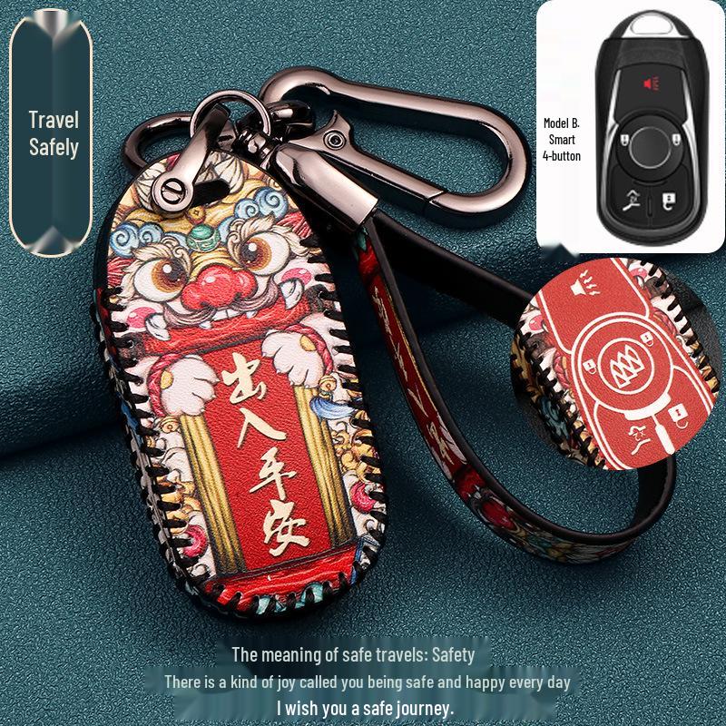 Buick Excelle, Verano, Envision, Enclave, GL8, LaCrosse, GL6, Regal Key Case: High-End Car Key Shell