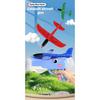 Foam Glider Airplane Launcher Toy, Dinosaur Catapult Gun Aircraft, Outdoor Flying Aircraft with Easy-Load Mechanism, Long Flight Distance Gliders
