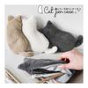 Cat-Shaped Plush Pencil Case, Pencil Case, Large Capacity, Fluffy, Cat Pen Holder, Pen Holder, Stylish, Active Pouch, Multifunctional, Cosmetic