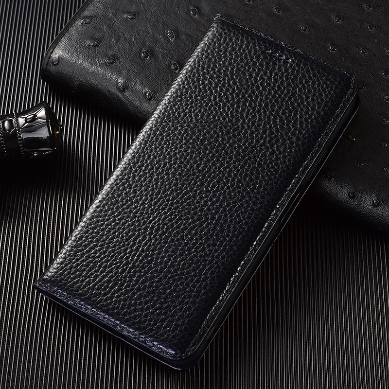 Litchi Genuine Leather Flip Case for Samsung Galaxy A04 A14 A24 A34 A54 A05 A15 A25 A35 A55 A06 A16 A26 A36 A56 Cover Cases