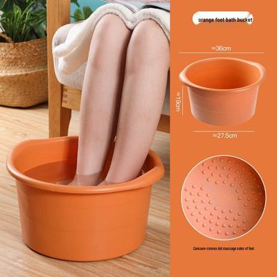JINGRUIXIANG Thickened Plastic Massage Foot Bath Basin
