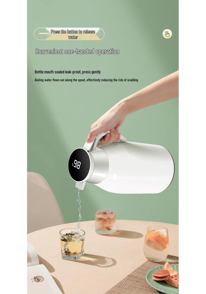 High-End Large Capacity Smart Insulated Thermos Flask Kettle