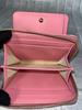 GUODI Genuine Crocodile Shining for Men and Compact Folding Wallet Bi-fold Wallet, Leather, (Glazed) Finish, Women, HL-9769-CRS (Pink)