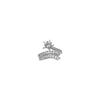 Damenmode Exquisiter Fünfzackiger Stern Diamant Verstellbarer Ring - Leichter Luxus, Trendiger Zeigefinger Stil