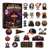 Halloween Horror Advent Calendar 2026 with Hanging Ornaments - 2D Flat Box Countdown To Night