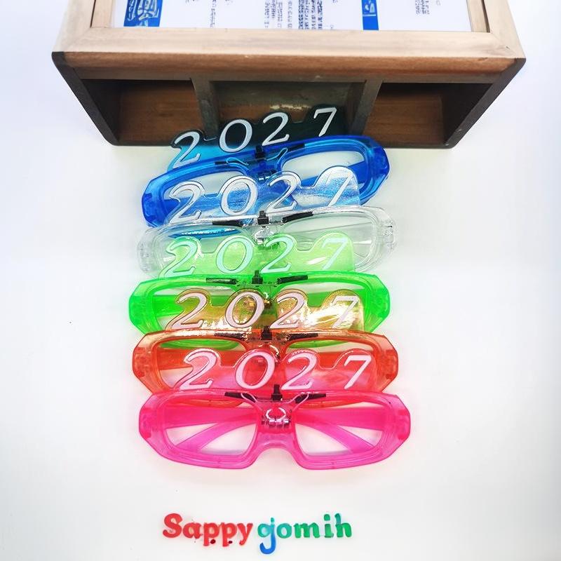LED Light Up Glasses Multi Color Flashing Modes Bright Glow Effect Durable Frame for Outdoor Night Carnival Events