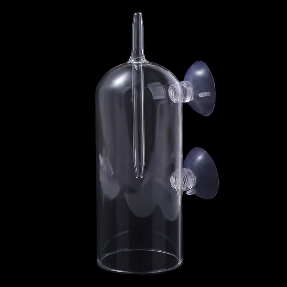 Anti-Splash Design Fish Tank Oxygen Aerator Transparent Glass Air Stone  Water Grass Tank