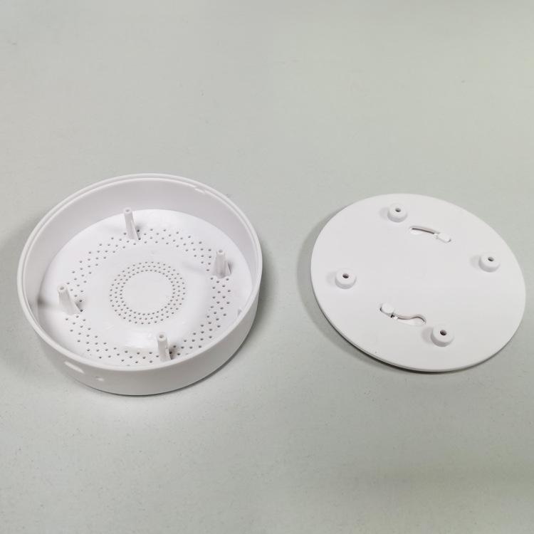 Ceiling-Mounted Multi-Sensor Housing: Smoke, Humidity, Temperature, Dust, CO2 Sensors.