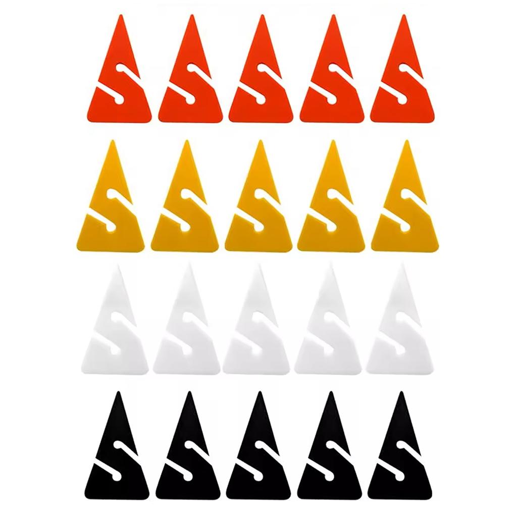 5Pcs Cave Diving Line Arrow Marker Triangle Shape Guide Rope Indicator Scuba Safety Rope Line Marker for Underwater