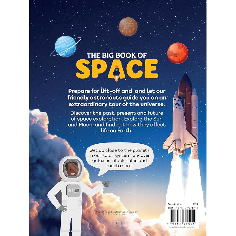 The Big Book Of Space Prepare for Liftoff and Let Our Friendly Astronaut