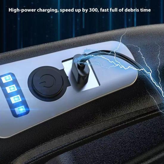 Car Vacuum Cleaner Wireless USB Charging Long Battery Life Washable Filter Powerful