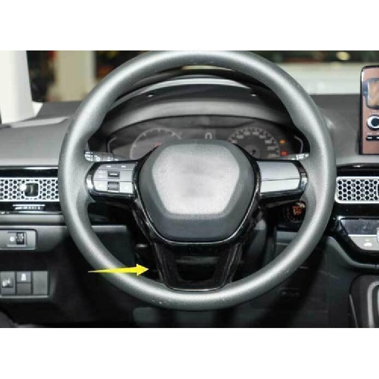 Steering Wheel Strip Panel Cover Trim For Honda 11th Civic -23 Matte Silver