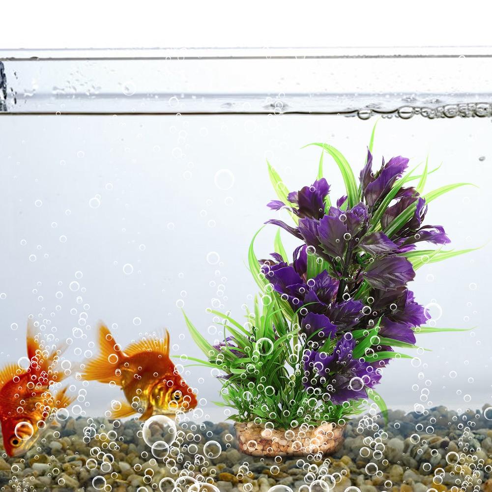 Aquarium Decoration Artificial Plastic Water Plants Grass for Fish Landscape
