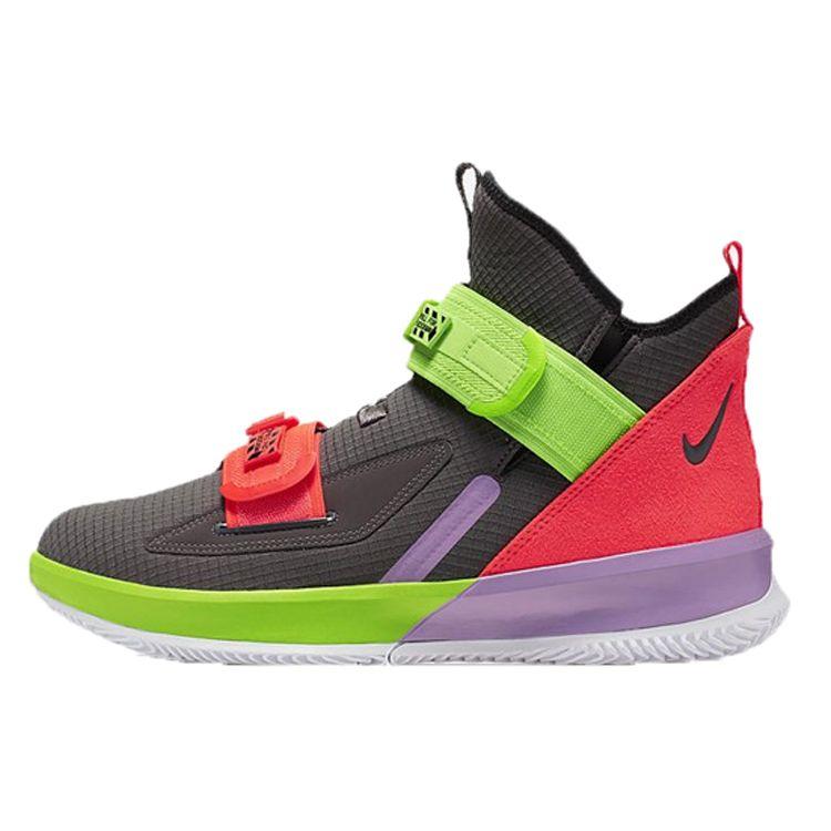 

Мужские кроссовки Nike LeBron Soldier 13 EP Thunder Grey Thunder-Grey-Bright-Crimson-Electric-Green AR4228-002
