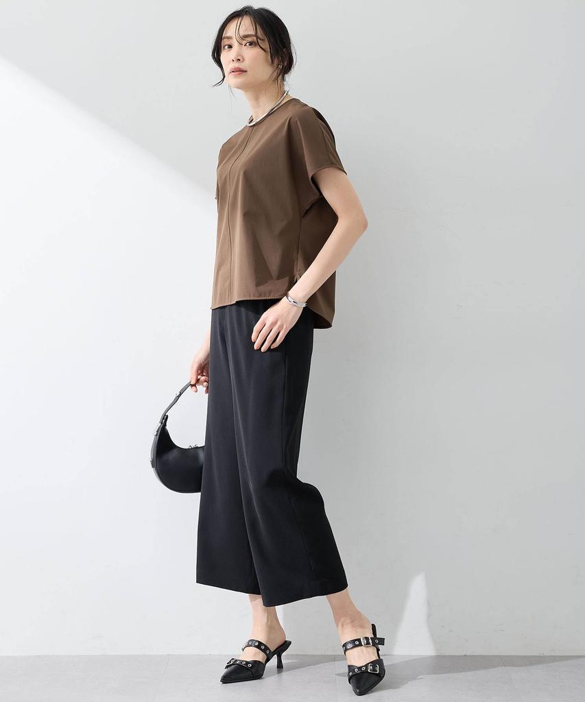 AC by Alpha Cubic Stretch Nylon Rush Blouse UV Size Mocha Bi-Motion (Cooling, Protection, Water-Repellent) Women's, 353783,