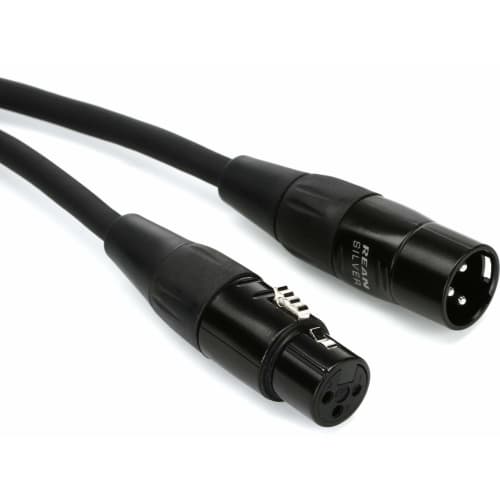 Hosa HMIC-010 3m XLR Male to Female Microphone Cable with Neutrik AG REAN Connectors