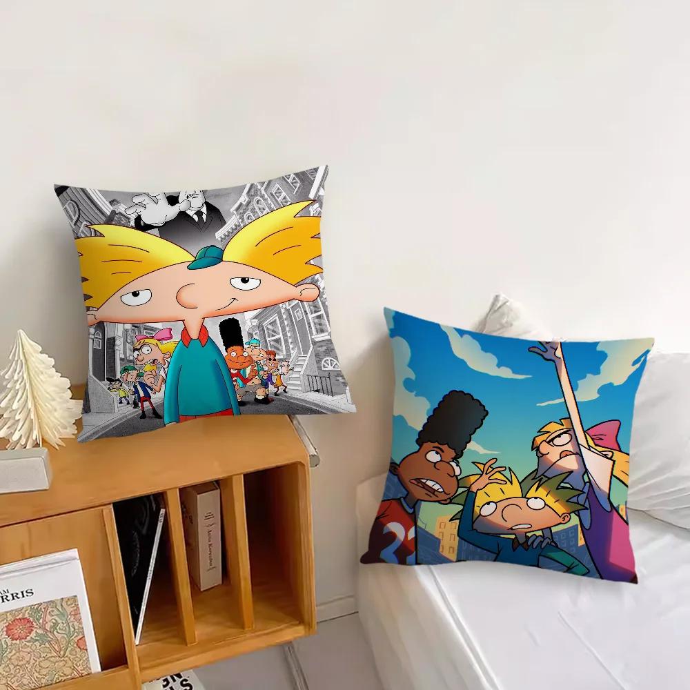 H-Hey A-ArnoldS Comfortable soft Pillow Case for Sofa Living Room Home office Decor Protective Covers
