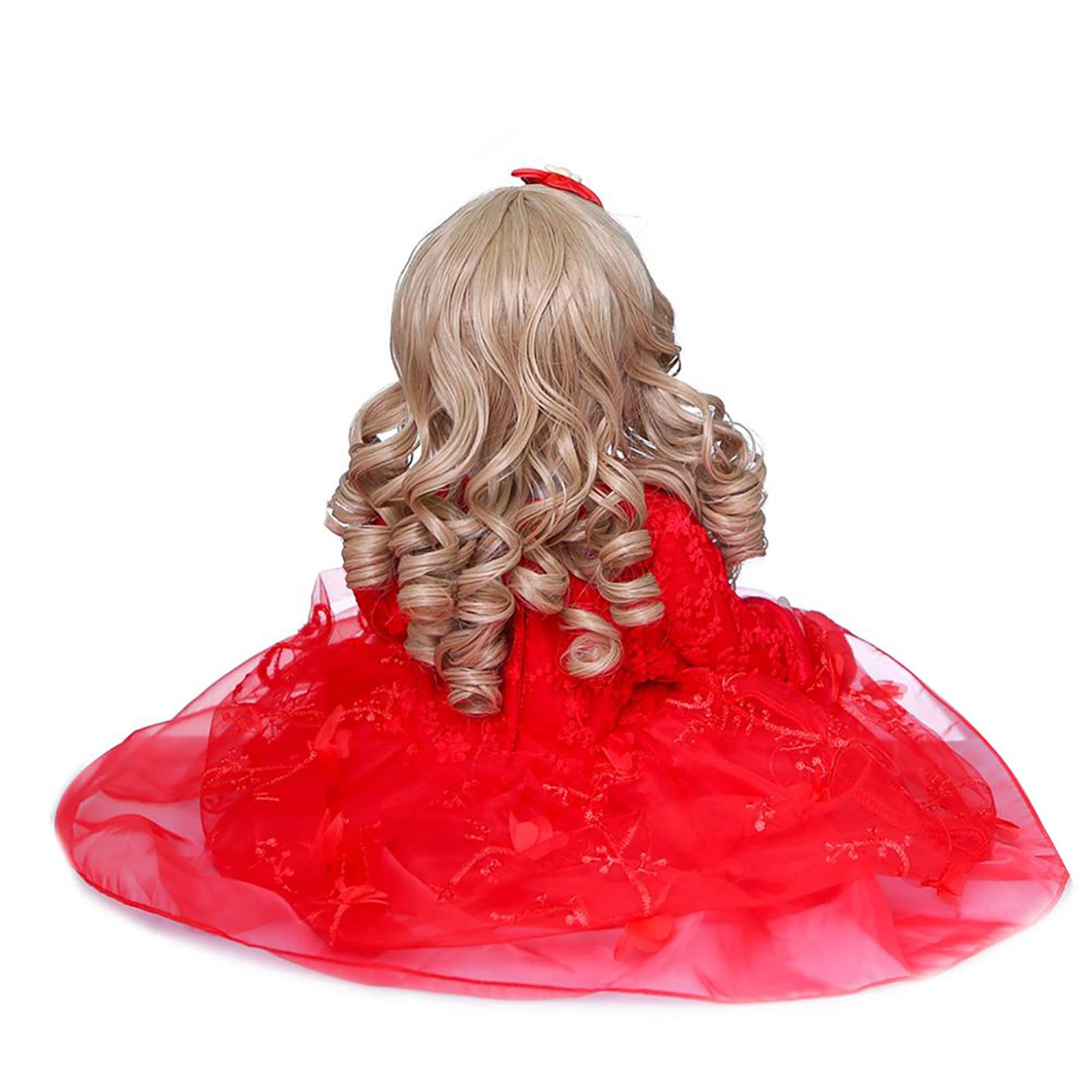

Soft Silicone Simulation Girl Baby Doll Lifelike Baby Doll Children Birthday Gift 60cm