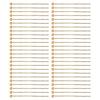 50pcs Ball Head Pins Jewelry Pendant DIY Craft Bead Making Parts Accessory SuppliesGold 30mm   1.18in