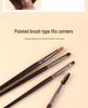 18-Piece Professional Animal Hair Makeup Brush Set - Soft Hair Brushes for Eye Shadow, Powder, and Blush.