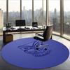New Zealand Warriors (14) Round Office Rug Decorative Floor Rug for Office Bedroom Living Room and Home Space