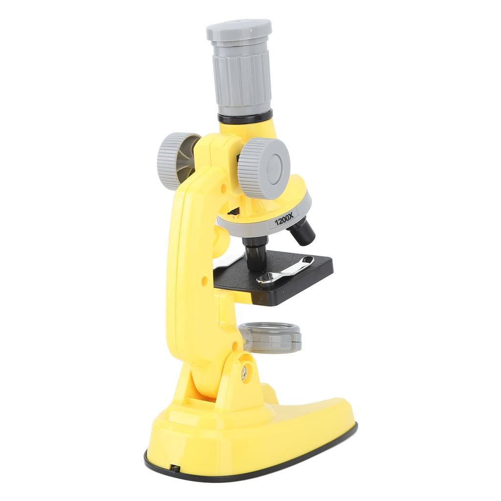 100X 600X 1200X Microscope for Kids Beginner Microscope Toy Kids Microscope Kit with Led Light