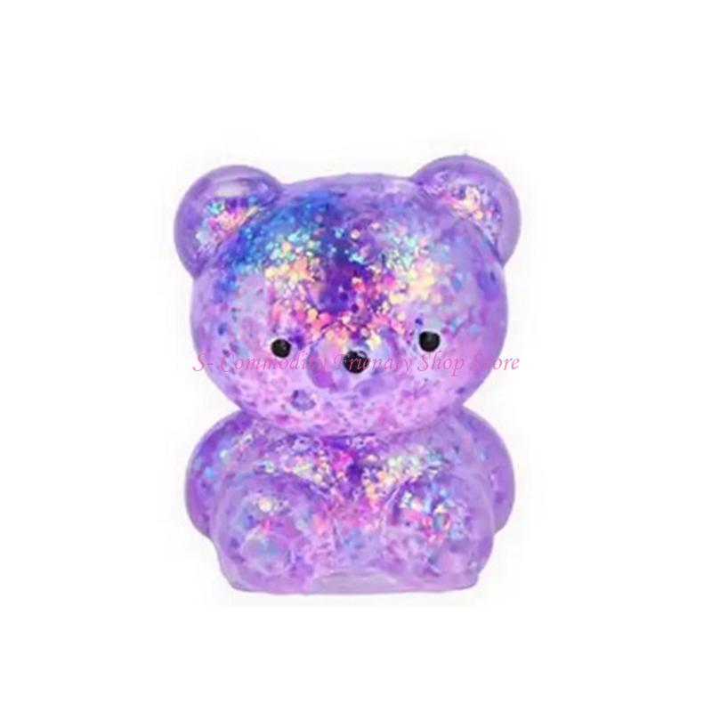 85Ae Pocket Sized Slow Recovery Squeeze Toy Glitter Deformation Design Anti Anxiety Sensory Game
