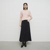 Broadcast Women's Retro A-Line Denim Mid-Length Skirt