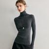 Spring 2026 Slim Fit Women's Elegant Layered Neck Wool Sweater