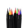 20-Color Soft Tip Watercolor Calligraphy Brush Pens with Water-Fill Brush and Ink Palette