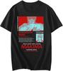 Chainsaw Man Makima T-Shirtsolid Color Print Streetwear Men Fashion T Shirt Tees Tops Black