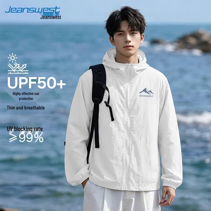 Jeanswest Men's Ice Silk Cooling Sun Protection Jacket