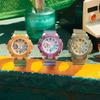 Casio 200 Meters Waterproof Quartz Resin Strap Women's Watch Orange Dial GMA-S2200PE