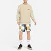 Jordan Flug Buchstaben Print Muster Rundhals Pullover Sweatshirt Herren Oberteile Beige DV1620-206