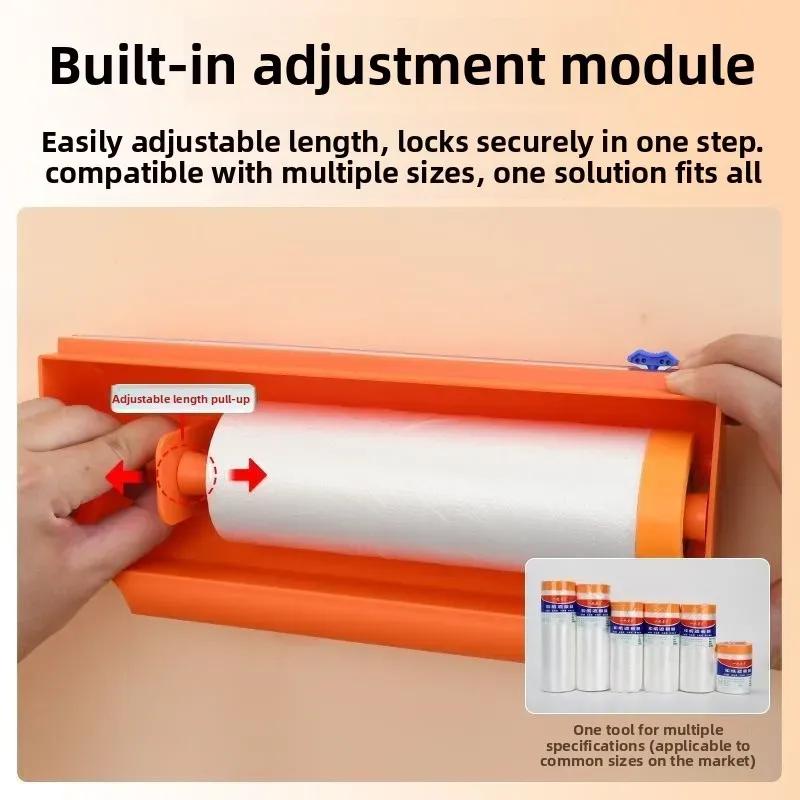 Masking Film Cutter Tool Automotive Car Spray Paint Protective Film Cutting Furniture Dustproof Film Paint Supplies Improvement
