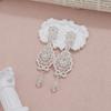 Drop Earrings for Women Classic Multi-Color Rhinestones Fadeproof for Formal Dinner Anniversary Gift for Wife
