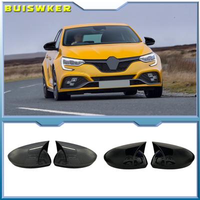 Copri specchietto retrovisore Bat Design per Megane 4 IV Renault 2016-2025 Accessori auto Piano Black Tuning Auto Sport Bat Design RS Side
